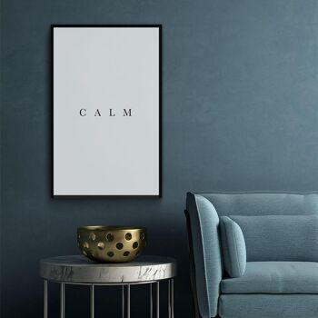 Walljar - Calme - Affiche avec cadre / 20 x 30 cm 2
