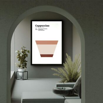 Walljar - Cappuccino - Affiche avec Cadre / 20 x 30 cm 4