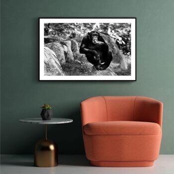 Walljar - Chimpanzé - Plexiglas / 80 x 120 cm 2