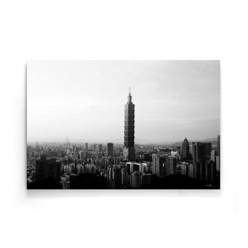 Walljar - City View - Poster / 50 x 70 cm