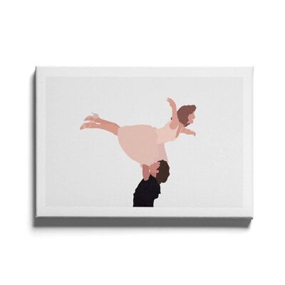 Walljar - Dirty Dancing - Canvas / 30 x 45 cm