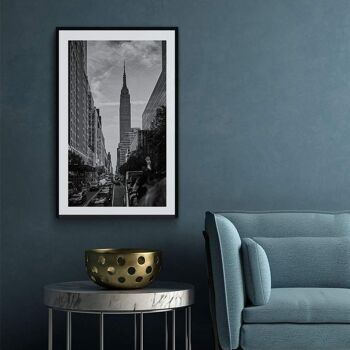 Walljar - Empire State Building - Affiche avec cadre / 50 x 70 cm 2