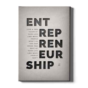 Walljar - Entrepreneuriat - Toile / 60 x 90 cm 1