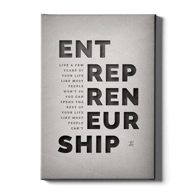 Walljar - Entrepreneuriat - Toile / 60 x 90 cm