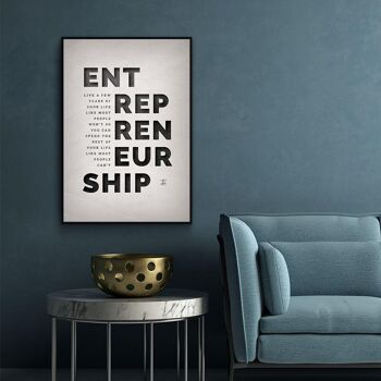 Walljar - Entrepreneuriat - Toile / 60 x 90 cm 3