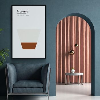 Pot mural - Espresso - Plexiglas / 40 x 60 cm 3