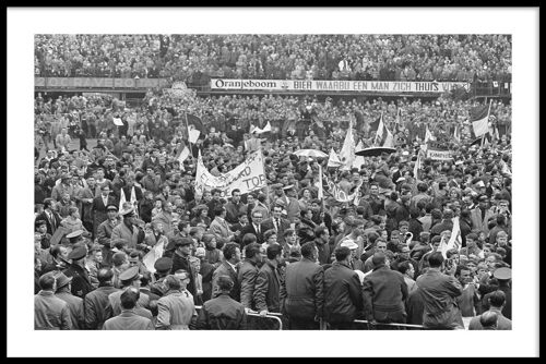 Walljar - Feyenoord - ADO Den haag '62 - Poster met lijst / 50 x 70 cm