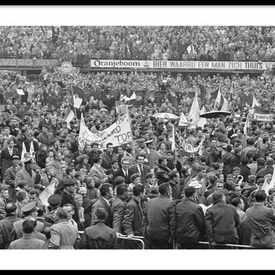 Walljar - Feyenoord - ADO Den haag '62 - Póster con marco / 50 x 70 cm