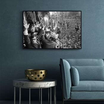 Walljar - Supporters de Feyenoord '70 IIII - Affiche avec cadre / 50 x 70 cm 4