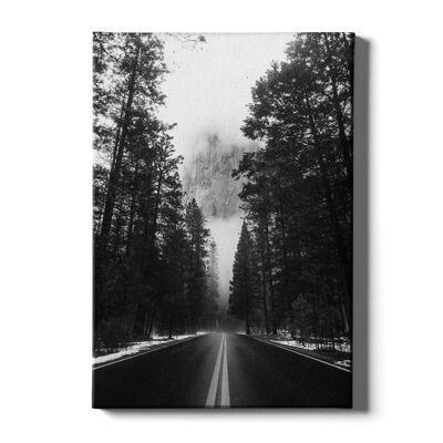 Walljar - Forest Road - Canvas / 40 x 60 cm