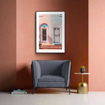 Walljar - Maisons colorées - Toile / 50 x 70 cm 3