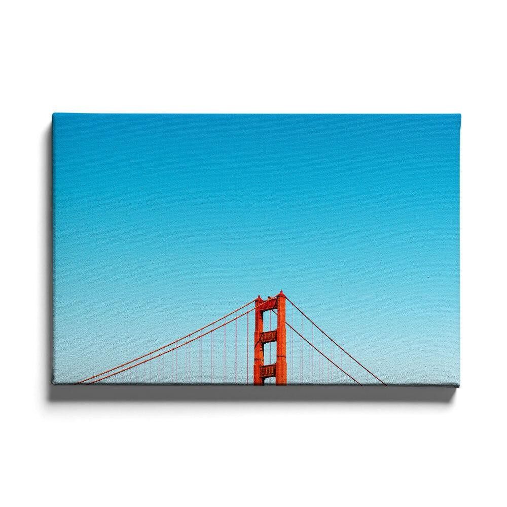 Walljar - Puente Golden Gate II - Lienzo / 50 x 70 cm