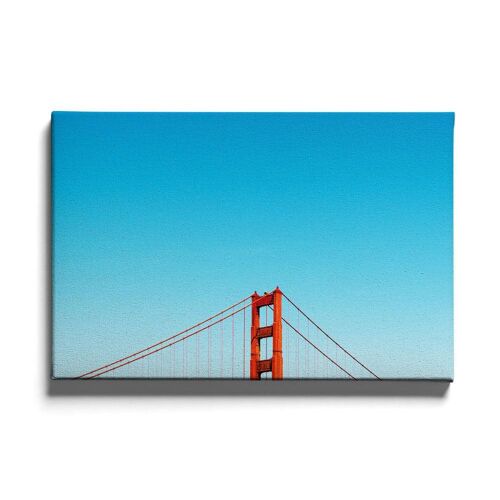 Walljar - Golden Gate Bridge II - Canvas / 50 x 70 cm