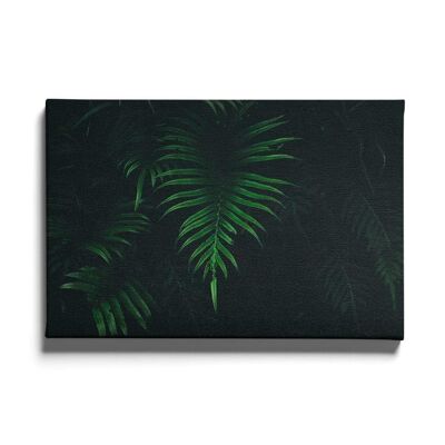 Walljar - Green Leaved Plant - Canvas / 60 x 90 cm