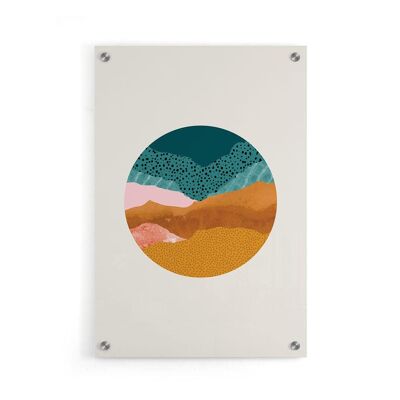 Walljar - Green Sky - Plexiglas / 30 x 45 cm