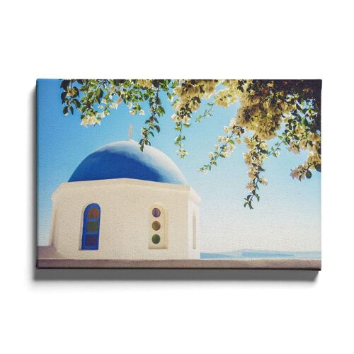 Walljar - Griekenland - Fira - Canvas / 50 x 70 cm