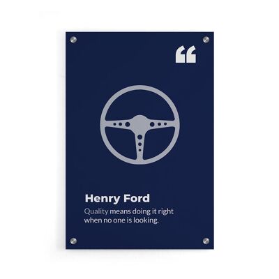 Walljar - Henry Ford - Plexiglas / 60 x 90 cm