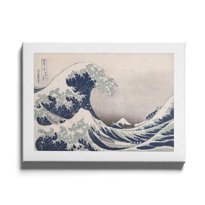 Walljar - Hokusai - Kanagawa Wave - Tela / 30 x 45 cm