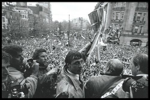 Walljar - Huldiging AFC Ajax '87 - Poster met lijst / 60 x 90 cm