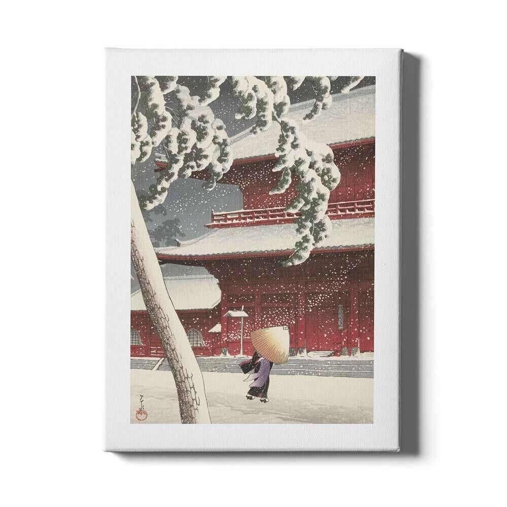 Walljar - Kawase Hasui - Il Santuario di Zojo - Tela / 30 x 45 cm