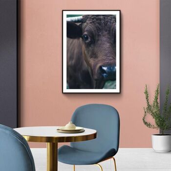 Walljar - Cow Up Close II - Plexiglas / 50 x 70 cm 3
