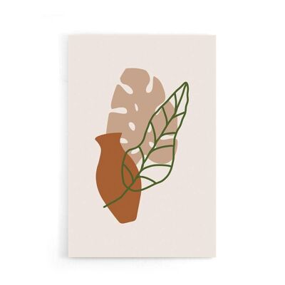 Walljar - Leafs - Poster / 50 x 70 cm