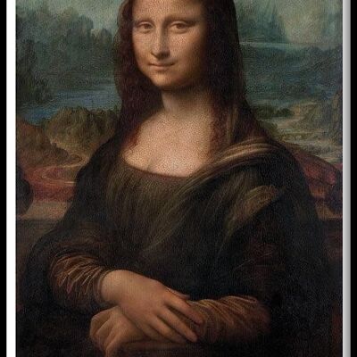 Walljar - Leonardo da Vinci - Mona Lisa - Poster mit Rahmen / 40 x 60 cm