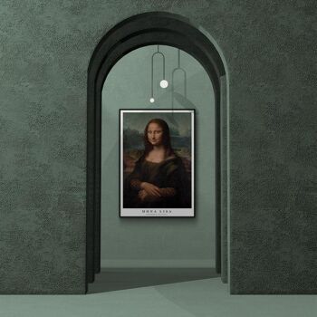 Walljar - Léonard de Vinci - Mona Lisa - Affiche avec cadre / 40 x 60 cm 4