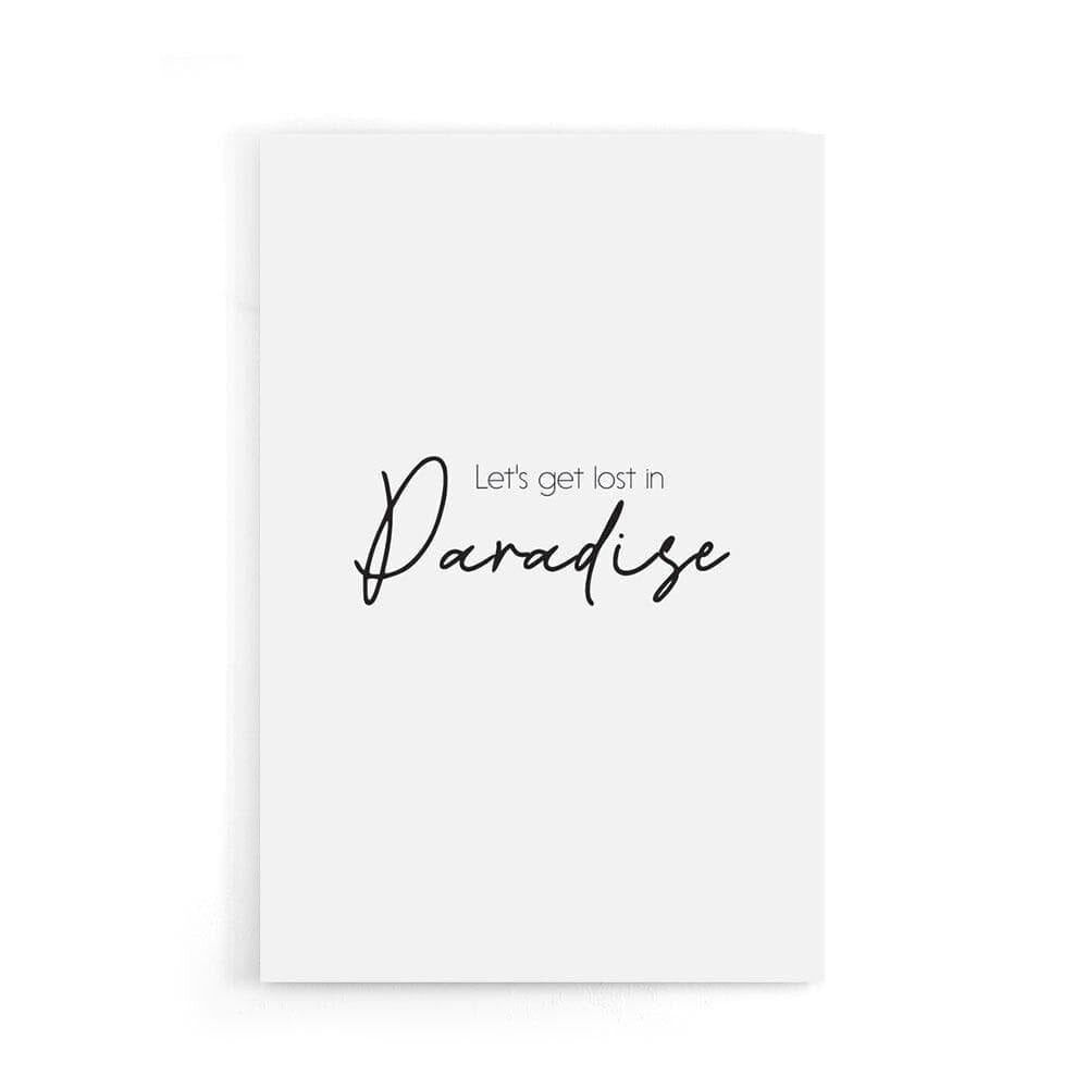 Walljar - Lost In Paradise - Poster / 60 x 90 cm