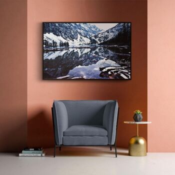 Walljar - Lac Louis - Toile / 40 x 60 cm 3