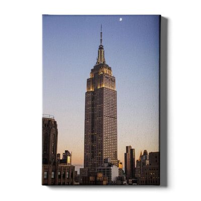 Walljar - New York - Empire State Building - Canvas / 60 x 90 cm