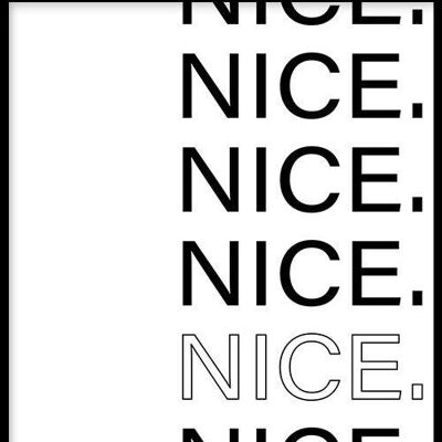 Walljar - Nice II - Poster met lijst / 60 x 90 cm