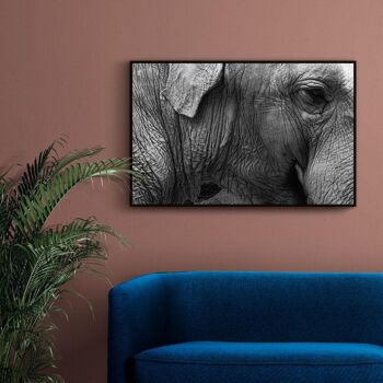 Walljar - Éléphant II - Toile / 60 x 90 cm 3