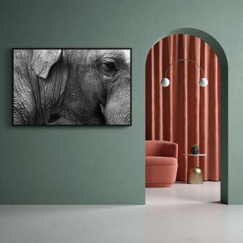 Walljar - Éléphant II - Toile / 60 x 90 cm 4