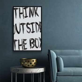 Walljar - Outside The Box I - Affiche avec cadre / 20 x 30 cm 2