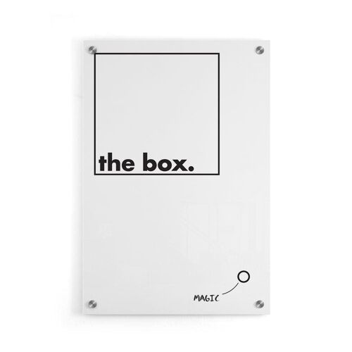 Walljar - Outside The Box III - Plexiglas / 40 x 60 cm