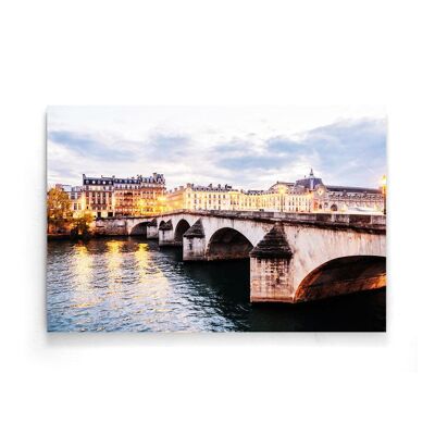 Walljar - Parijs - Seine - Poster / 50 x 70 cm
