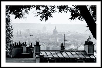 Walljar - Paris City View - Affiche avec cadre / 30 x 45 cm 1