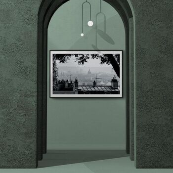 Walljar - Paris City View - Affiche avec cadre / 30 x 45 cm 3