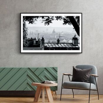 Walljar - Paris City View - Affiche avec cadre / 30 x 45 cm 4