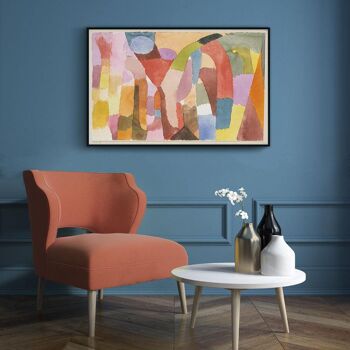 Walljar - Paul Klee - Mouvement Des Chambres Voûtées - Affiche Avec Cadre / 30 x 45 3