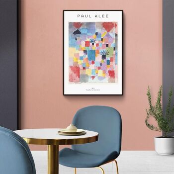 Walljar - Paul Klee - Southern Gardens - Affiche avec cadre / 30 x 45 cm 4