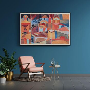 Walljar - Paul Klee - Temple Gardens - Affiche avec cadre / 30 x 45 cm 2