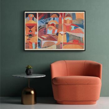 Walljar - Paul Klee - Temple Gardens - Affiche avec cadre / 30 x 45 cm 3