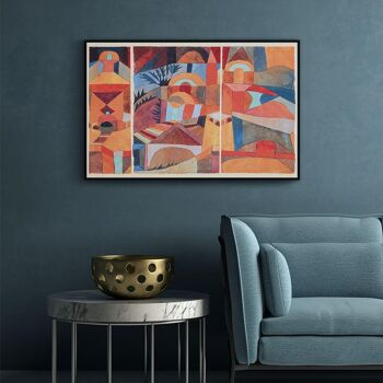 Walljar - Paul Klee - Temple Gardens - Affiche avec cadre / 30 x 45 cm 4