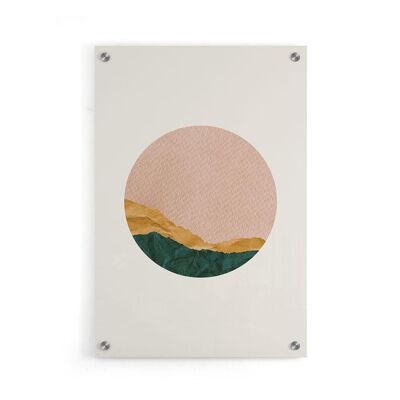 Walljar - Pink Sky - Plexiglas / 30 x 45 cm