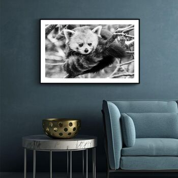 Walljar - Panda Rouge - Affiche / 120 x 180 cm 2
