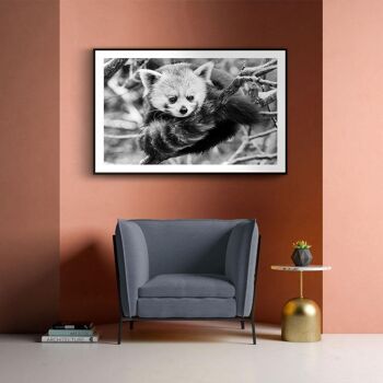 Walljar - Panda Rouge - Affiche / 120 x 180 cm 3
