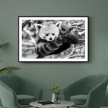 Walljar - Panda Rouge - Affiche / 120 x 180 cm 4