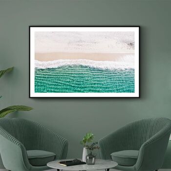 Walljar - Laver les vagues de l'océan - Plexiglas / 30 x 45 cm 2